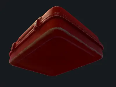 Simple First Aid Kit Free low-poly 3D model