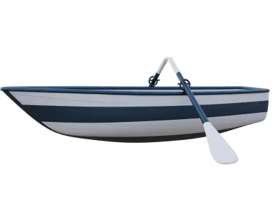 Fishing boat Low-poly 3D model by 3DdaysStudio