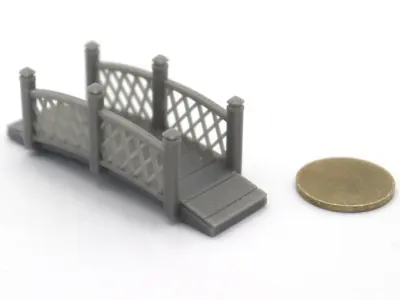HO Small bridge 1 train model  3D print model