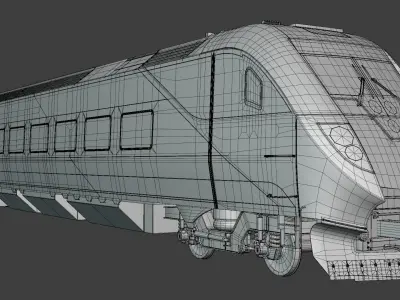 Locomotive Siemens SC-44 and SCV-42 3D Model Pack