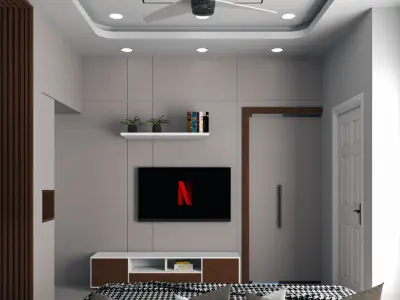 Modern Bedroom Scene 3D model purchase