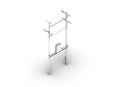 Electric Pole 3D model purchase