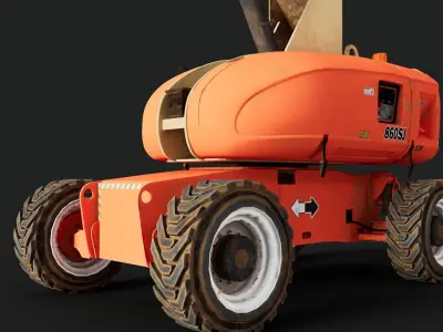 Telescopic Boom Lift  3D model