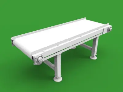industrial conveyor 3D print model