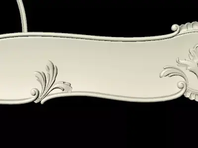 CNC bed headboard and footboard 3D model purchase