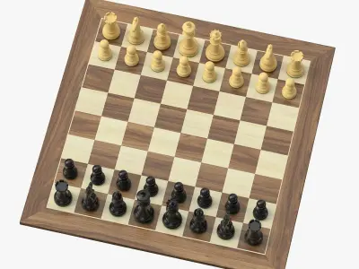 Chess Set v2 3D model