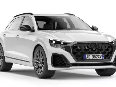 Audi Q8 2024 3D model