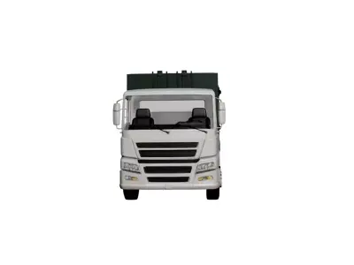 Garbage Truck Municipal Waste Collection Vehicle 01 3D model