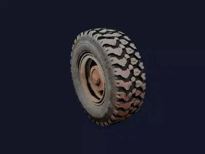 Vehicle Tyre  3D model purchase