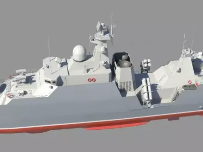 Gepard 39 Battleship 3D model