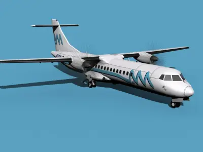 ATR  ATR-72-600 Aero Mar 3D model