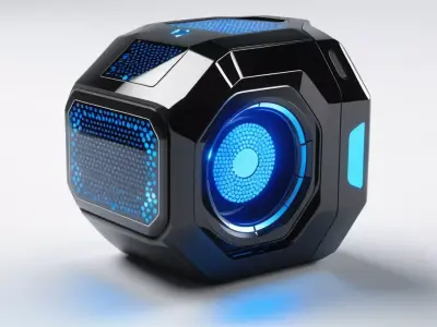 Futuristic Energy Core Device 3D model