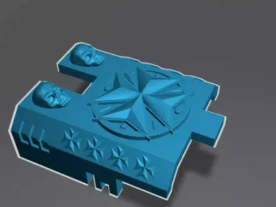 RhinoGunArmourAlt  3D model