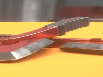 Tomhwak two wrenches Free low-poly 3D model