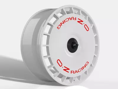 OZ Rally Racing Wheel 90s Group A Spec 3D model