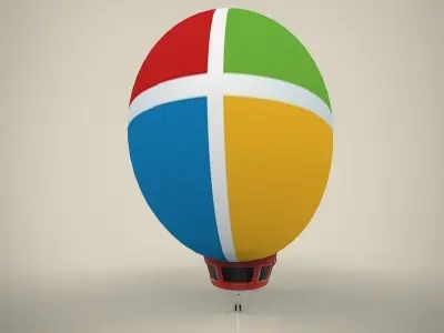 Blimp 3D model purchase