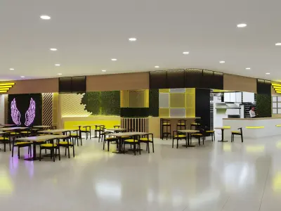 Commercial Store Project Description 3D Max with  V Ray  Design 3D model