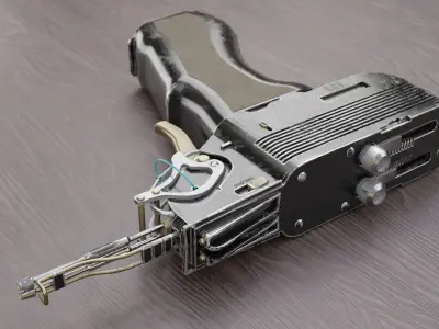 Plasma Gun V4 3D model