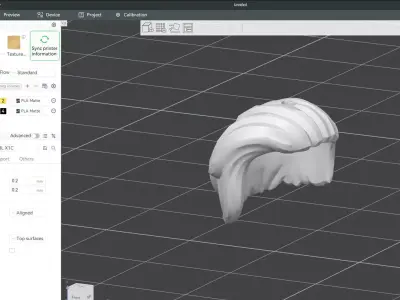 Custom3Dprint Minifigure Accessory - Minifigure Hair S2 - 131 3D print model