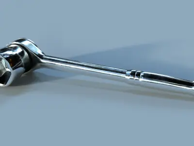 Socket wrench 3D model purchase
