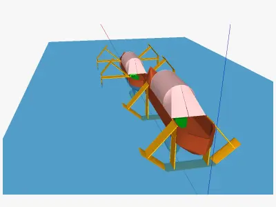 AT monoxylon 3D model