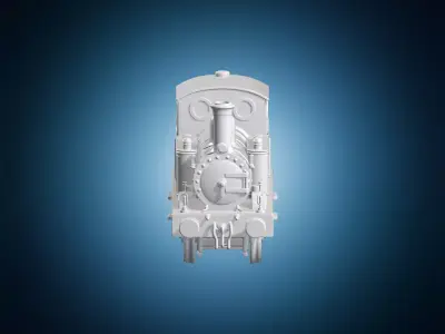 British Pannier Tank Engine 3D Print Model 3D print model