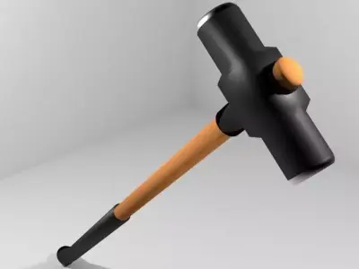 Civil Tool - Sledge Hammer 3D model