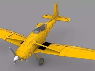 Cessna 188 AG for modeller 3D model