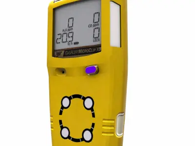 Honeywell Multi Gas Detector Low Poly Low-poly 3D model