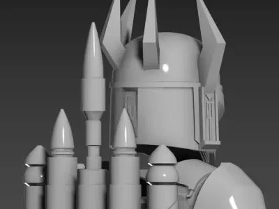 Gar Saxon Mandalore armor files  for 6inch figure customs 3D print model
