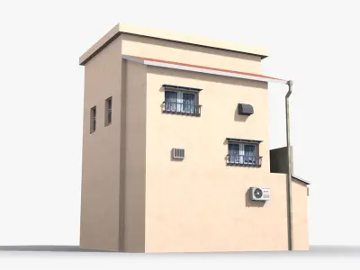 Japanese House x21 Low-poly 3D model purchase