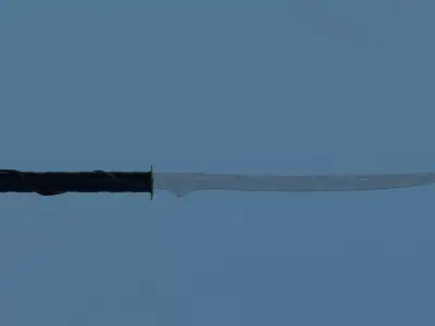 Sword Free low-poly 3D model 11
