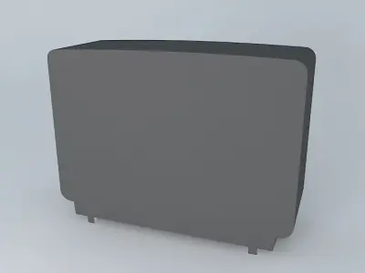 Retro TV 3D model