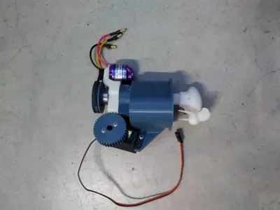 Retractable thruster 3D print model