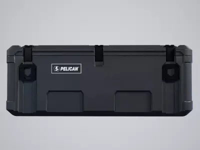 Military Cargo Case Low-poly 3D model