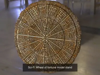 Angel Wheel collection 1 3D Model Pack