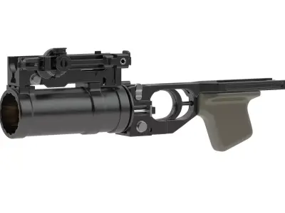GP-25 Grenade Launcher 3D model