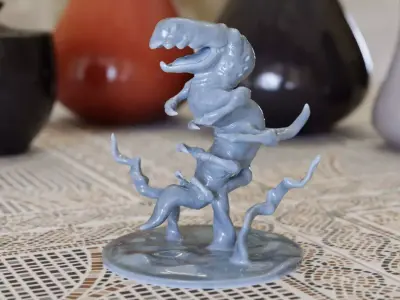 Underwater monster from other planet -3D printing sculpture 3D print model