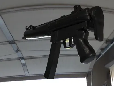 Mp4 gun 3D model