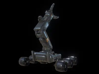 Robotic Arm  Low-poly 3D model purchase