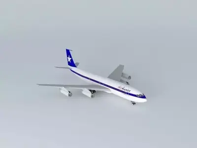 AirAmerica Boeing 707 320B Adv Free 3D model