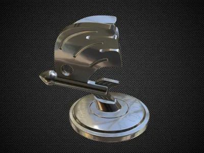 skoda logo 3D model