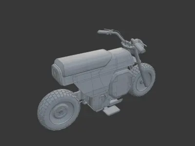 Motorcycle Honda E dox 3D model