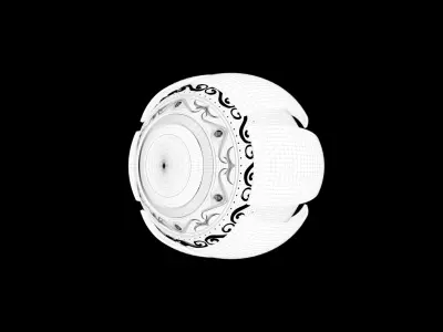 Sci-Fi mysterious sphere 3D model