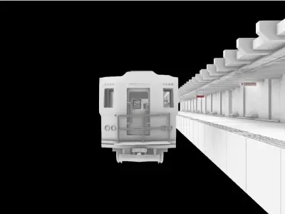 Train - 3D model 3D model