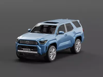 Toyota 4runner 2025 Free 3D model