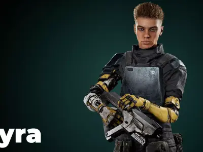 Sci-fi cloth Nyra 3D model