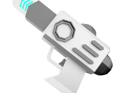 3d Pump SG Blaster low poly icon 3D model purchase