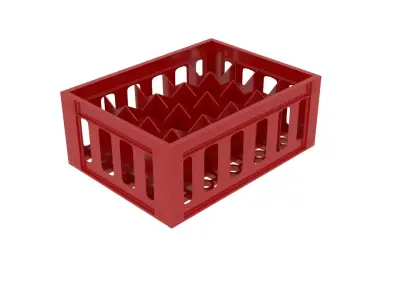 Coca Cola Plastic Crate 3D model