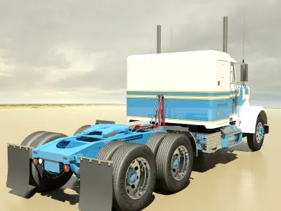 FLC Semi Truck 3D model